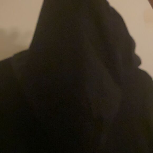 Like New Vintage Unisex Vlad The Impaler Black Hooded Cloak Goth Cardigan - Picture 6 of 8